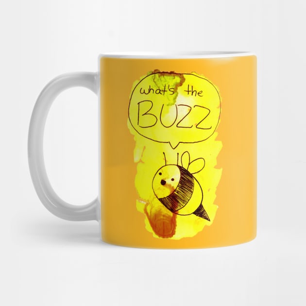 "What's the Buzz" Cute Bee by saradaboru